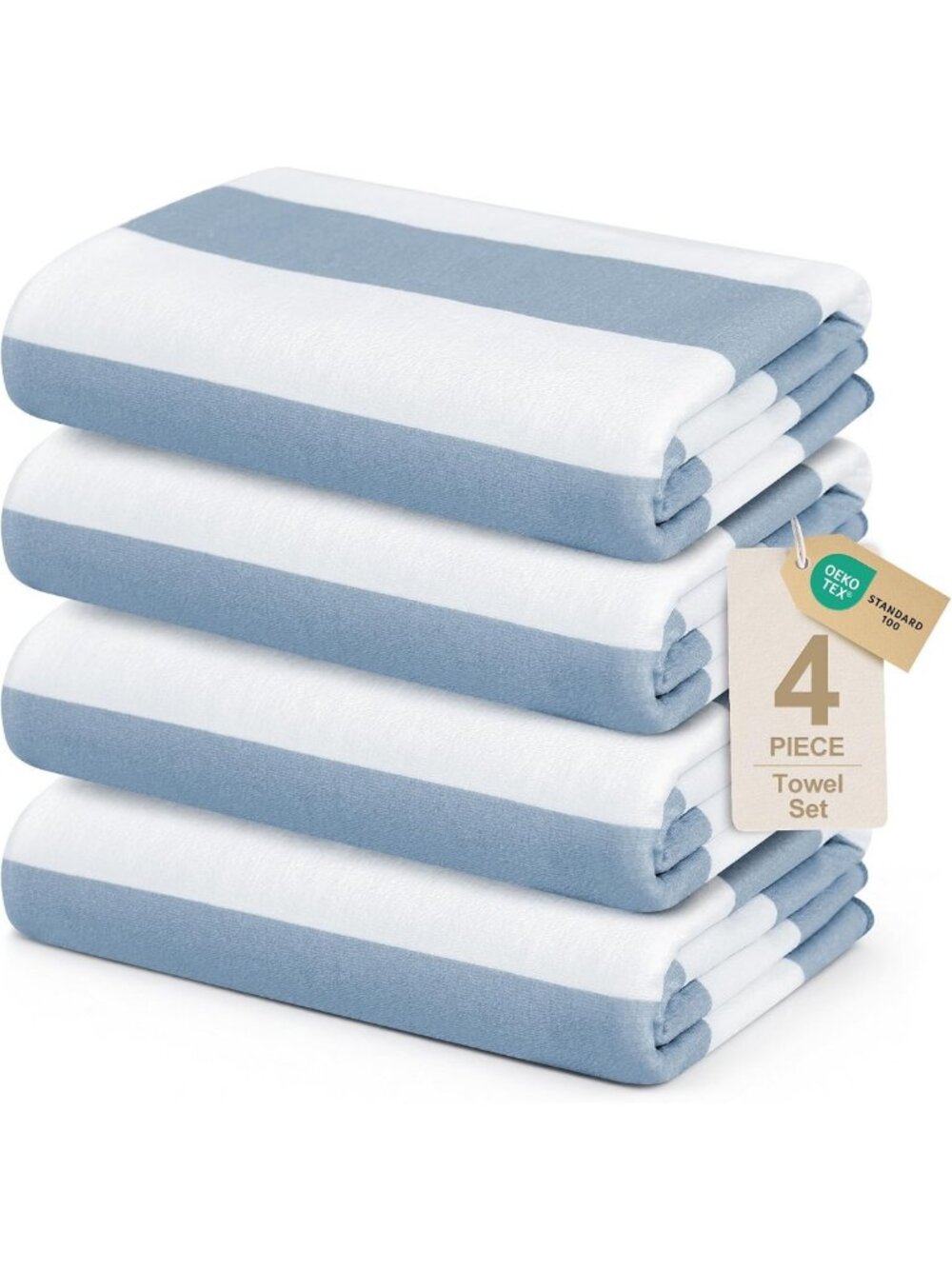 Oversized Quick-Dry Beach Towels 30"x60" - Lightweight, Sand-Free